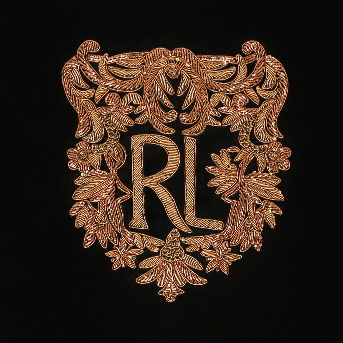 Ralph Lauren Home Black Decorative Cushion.