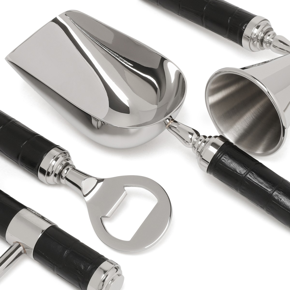 Ralph Lauren Home Stainless Steel Cocktail Set.