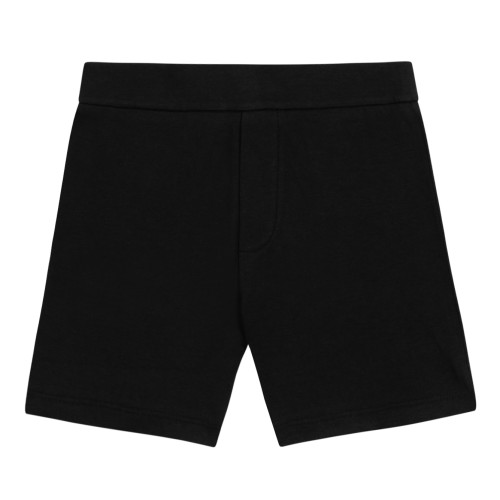 Moncler Baby White Polo and Black Shorts Set.