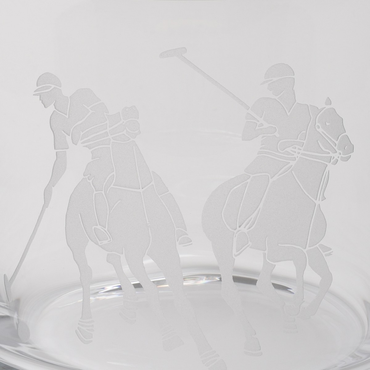 Ralph Lauren Home Clear Glass Whiskey Decanter.