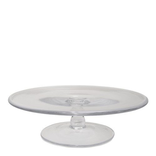 Ralph Lauren Home Clear Glass Cake Plate. 2