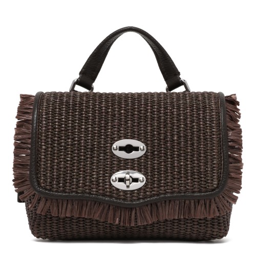 Zanellato Brown Woven Leather Handbag.