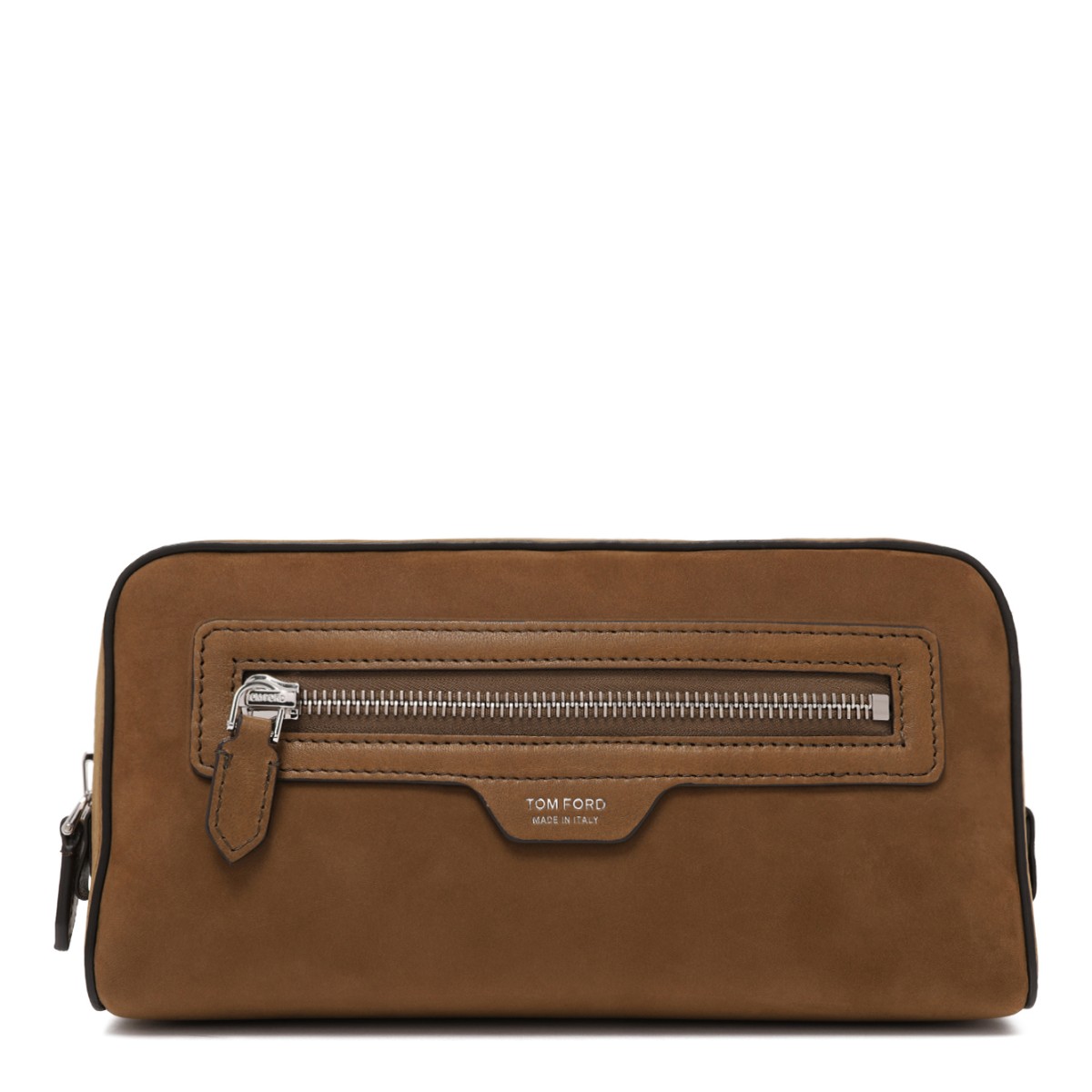 Tom Ford Brown Leather Beauty Case.