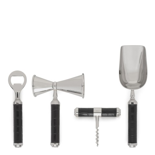 Ralph Lauren Home Stainless Steel Cocktail Set.