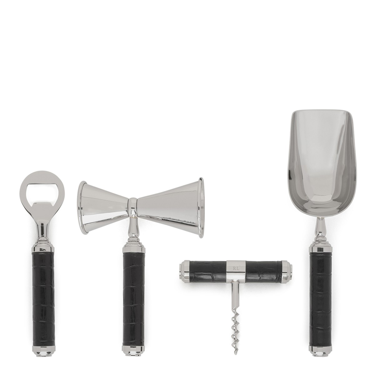 Ralph Lauren Home Stainless Steel Cocktail Set.