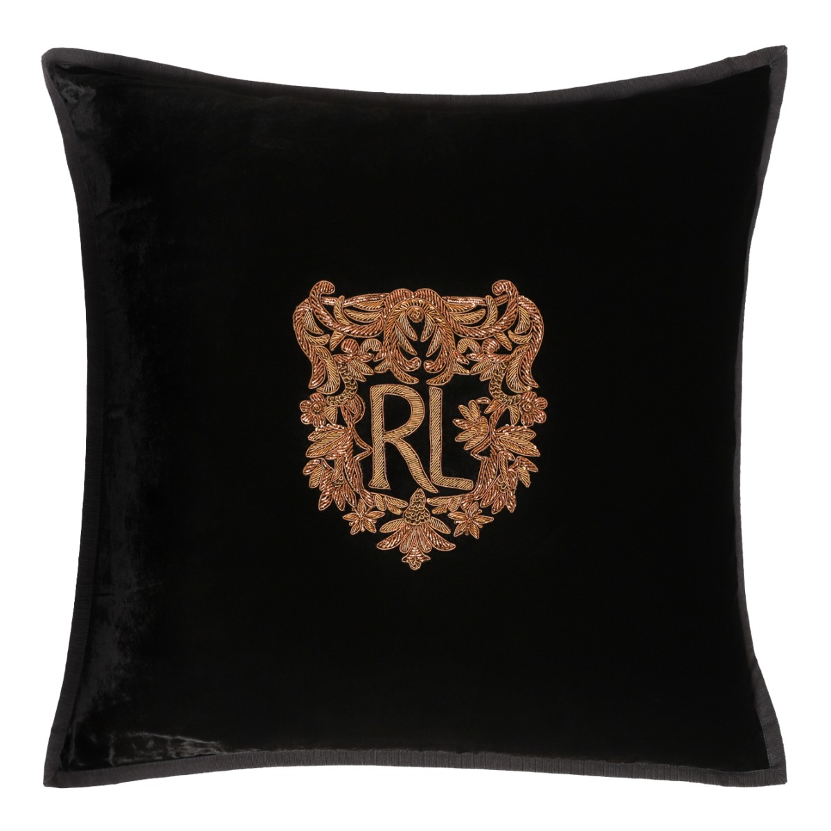 Ralph Lauren Home Black Decorative Cushion.