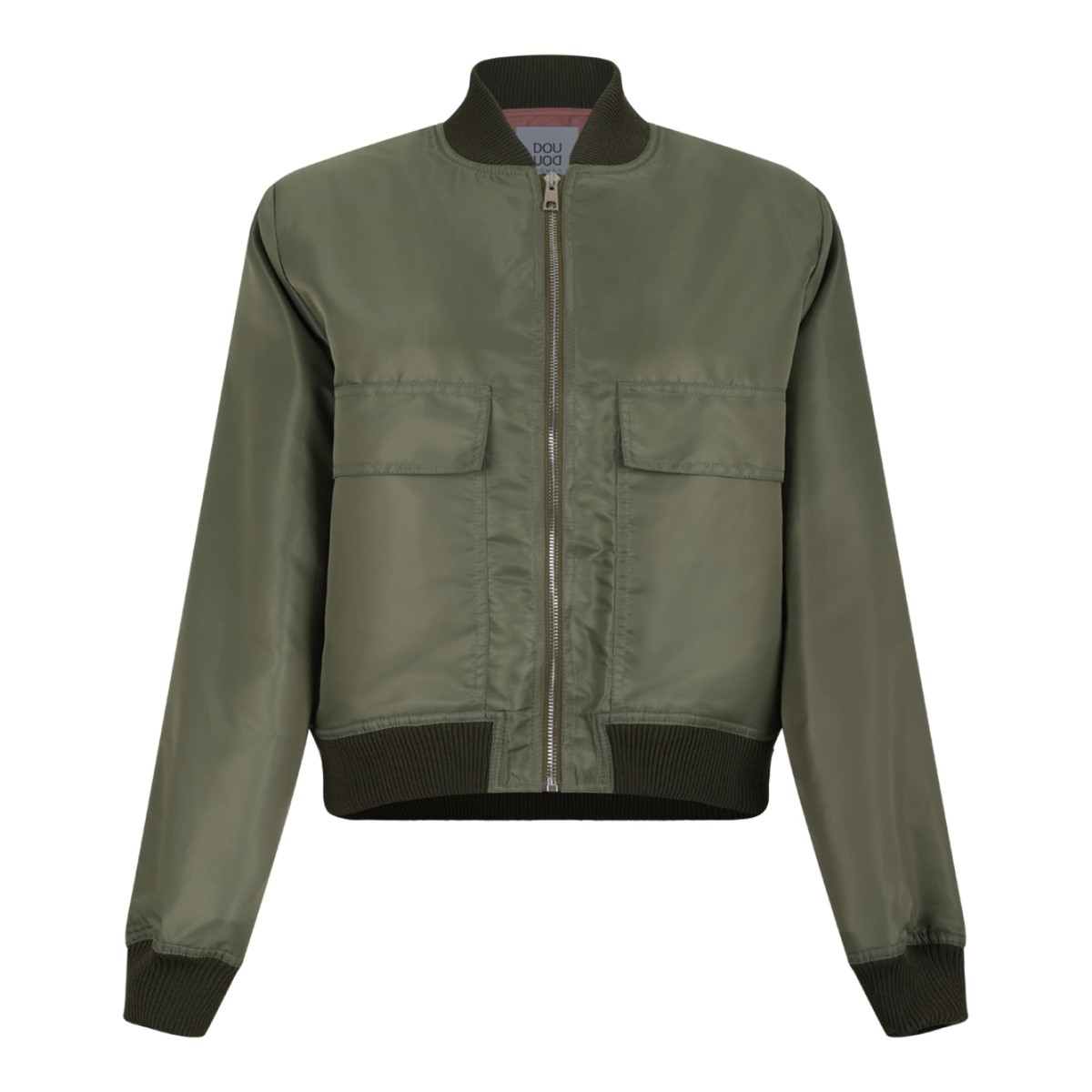 Douuod Olive Green Bomber Jacket.
