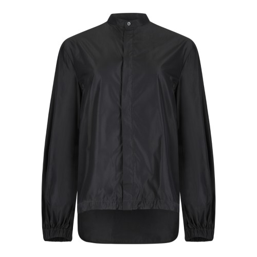 Douuod Navy Technical Drawstring Shirt Jacket.