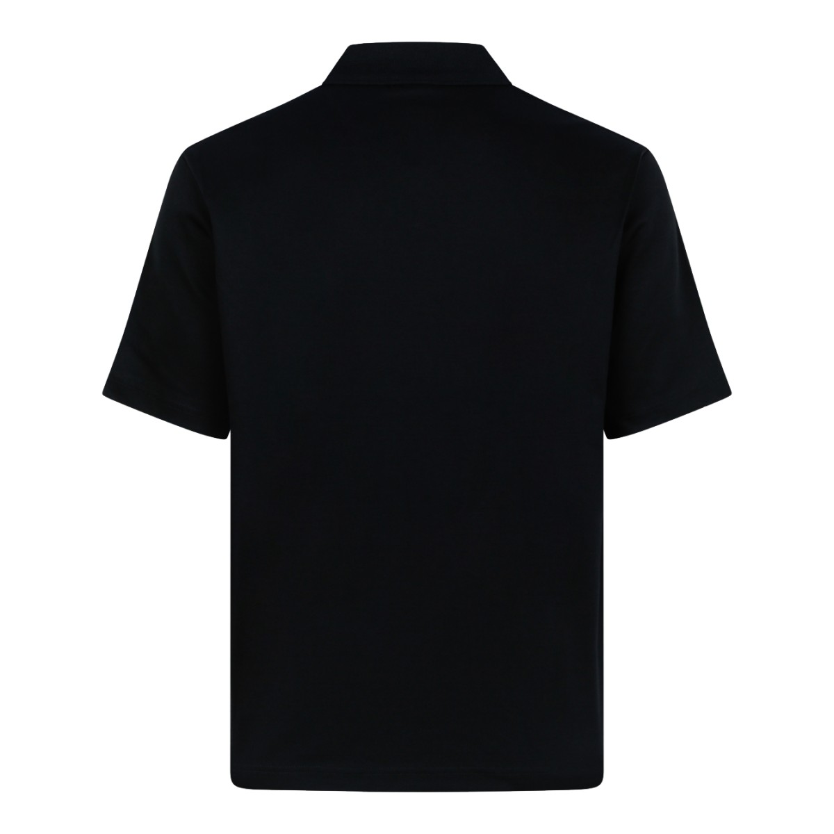 Mackage Black Cotton Polo Shirt.