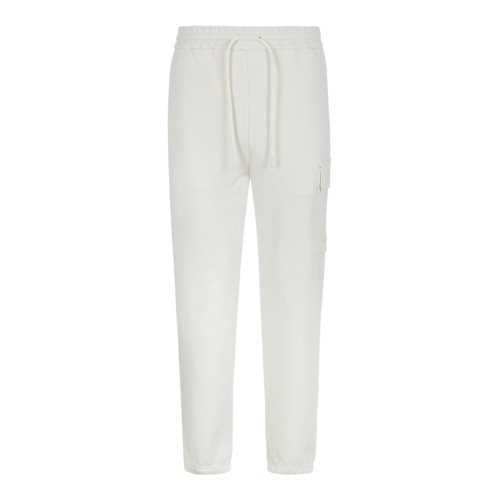 Mackage Cream Cotton Cargo Jogger Pants.