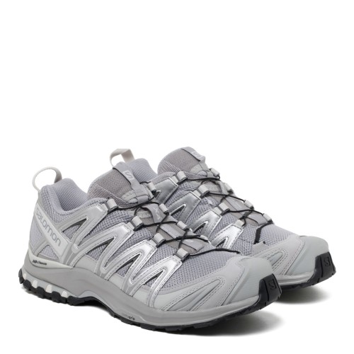 Salomon XA Pro 3D Alloy Silver Lunar Rock Sneakers.