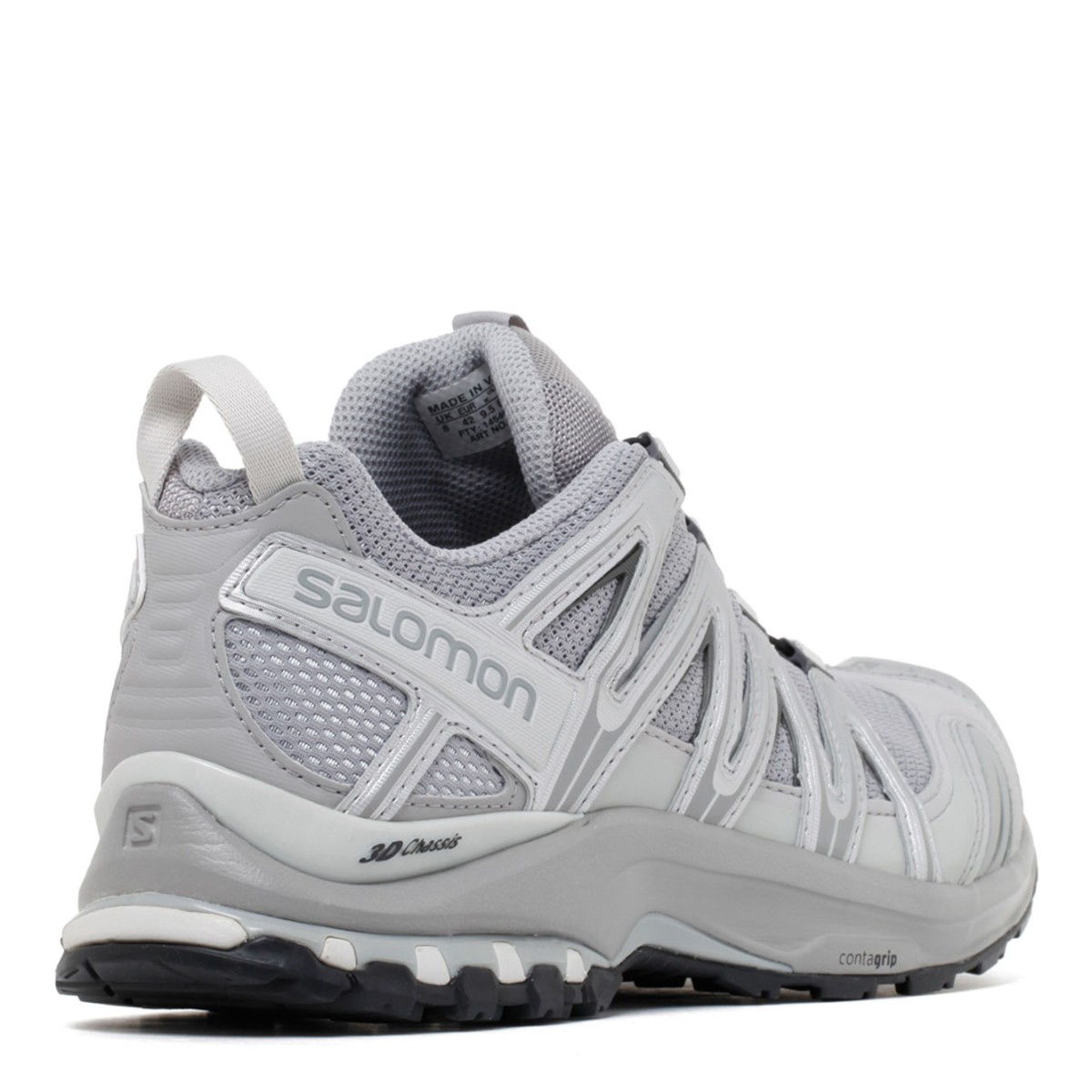 Salomon XA Pro 3D Alloy Silver Lunar Rock Sneakers.