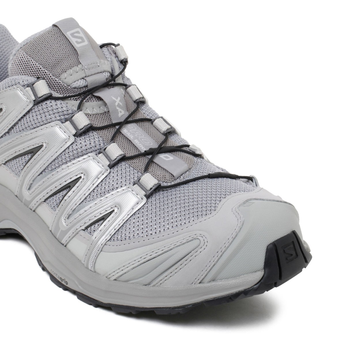 Salomon XA Pro 3D Alloy Silver Lunar Rock Sneakers.