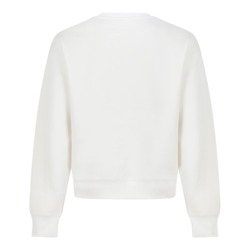 Mackage Cream Cotton Crew Neck Sweatshirt.