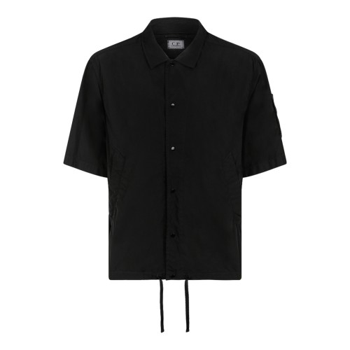 C.P. Company Black Short Sleeve Technical Jacket.