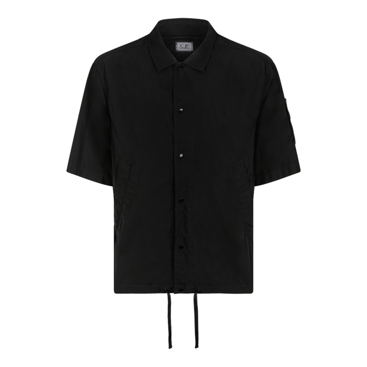 C.P. Company Black Short Sleeve Technical Jacket.
