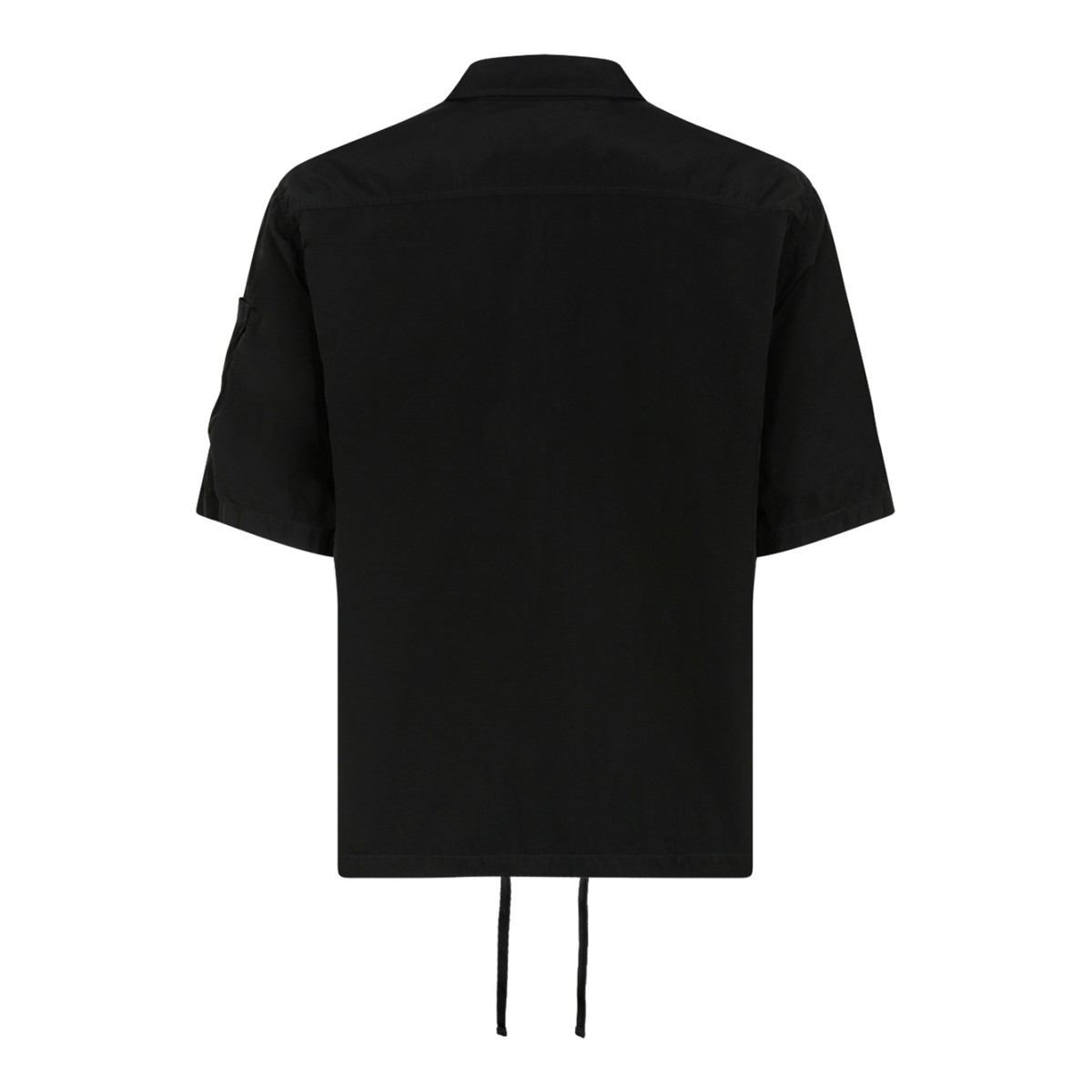 C.P. Company Black Short Sleeve Technical Jacket.