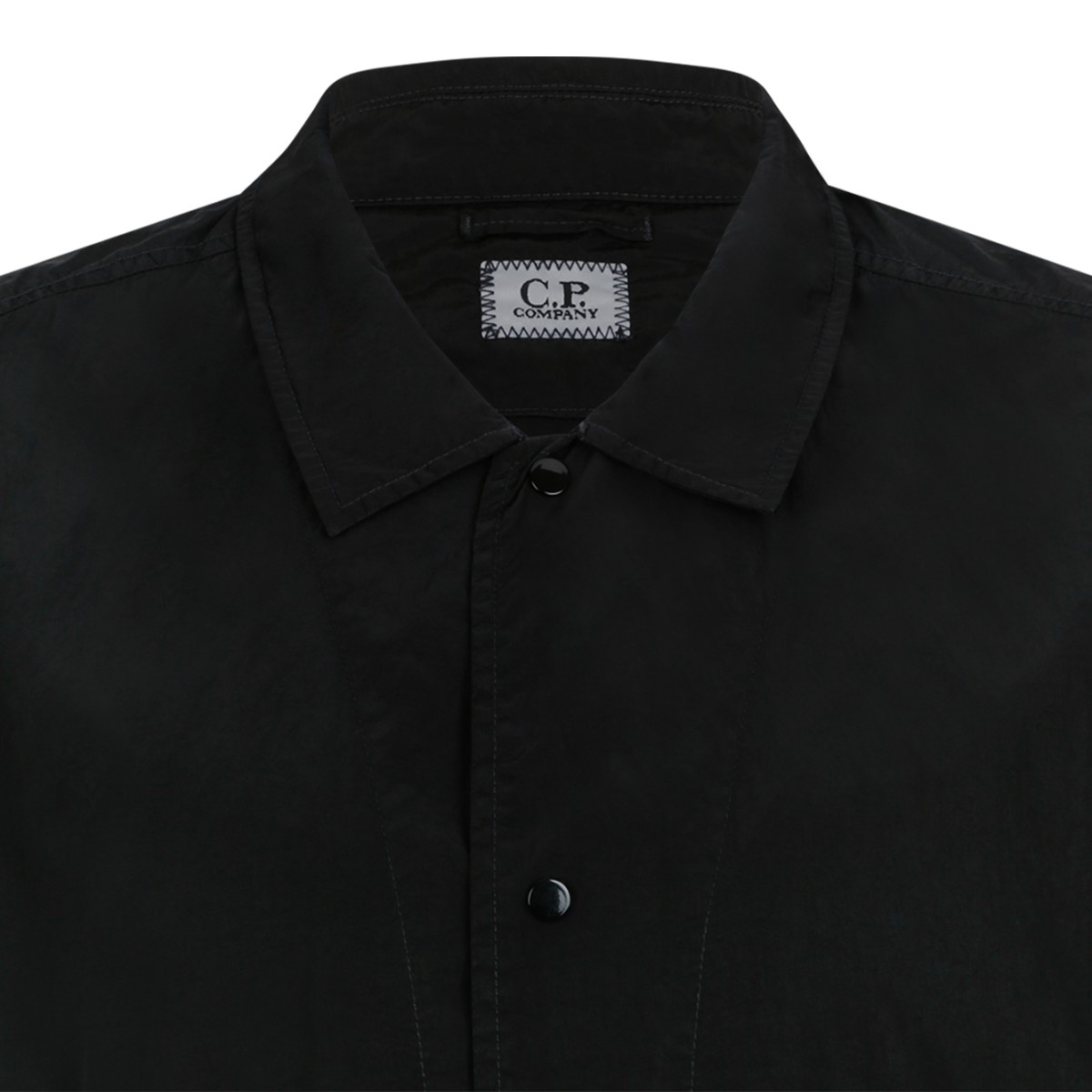 C.P. Company Black Short Sleeve Technical Jacket.