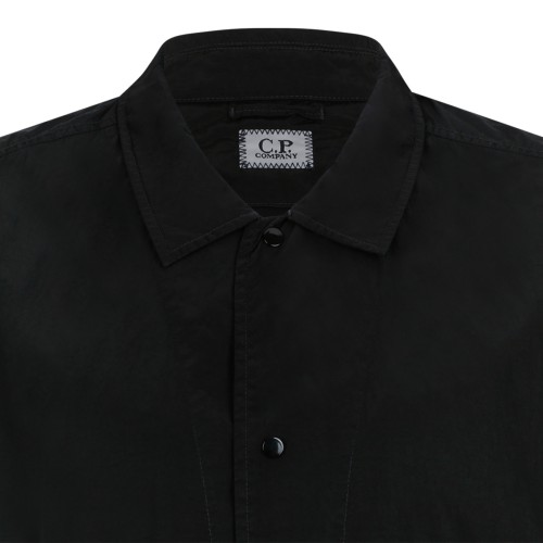 C.P. Company Black Short Sleeve Technical Jacket.