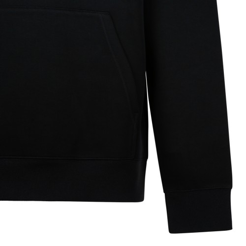 Mackage Black Cotton Hooded Sweatshirt.