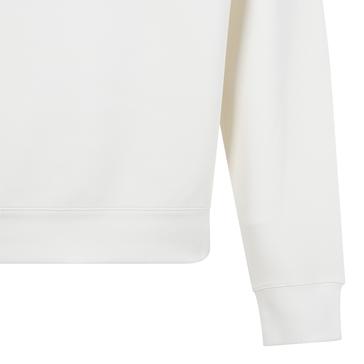 Mackage Cream Logo Cotton Sweatshirt.