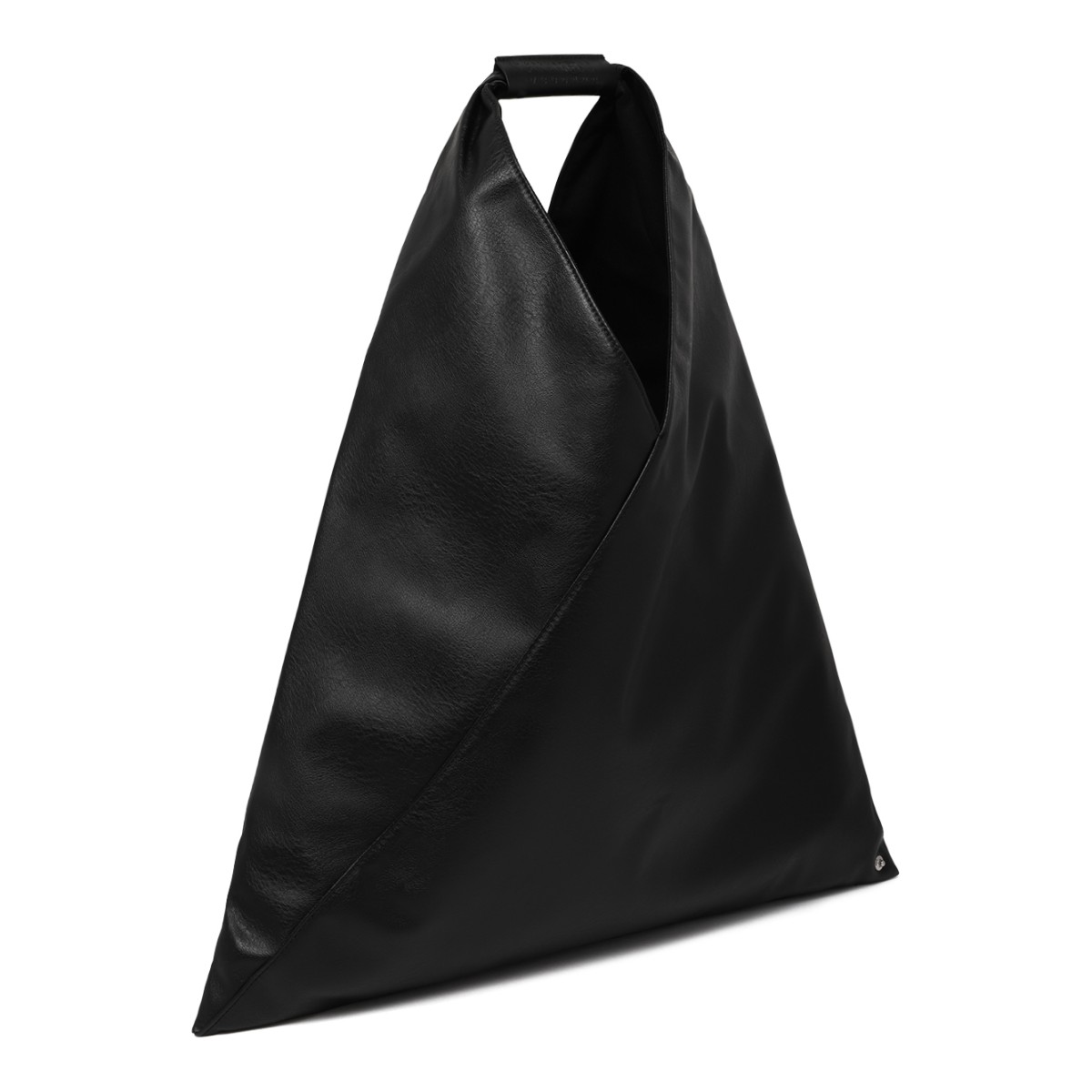 MM6 Maison Margiela Black Japanese Triangle Handbag.