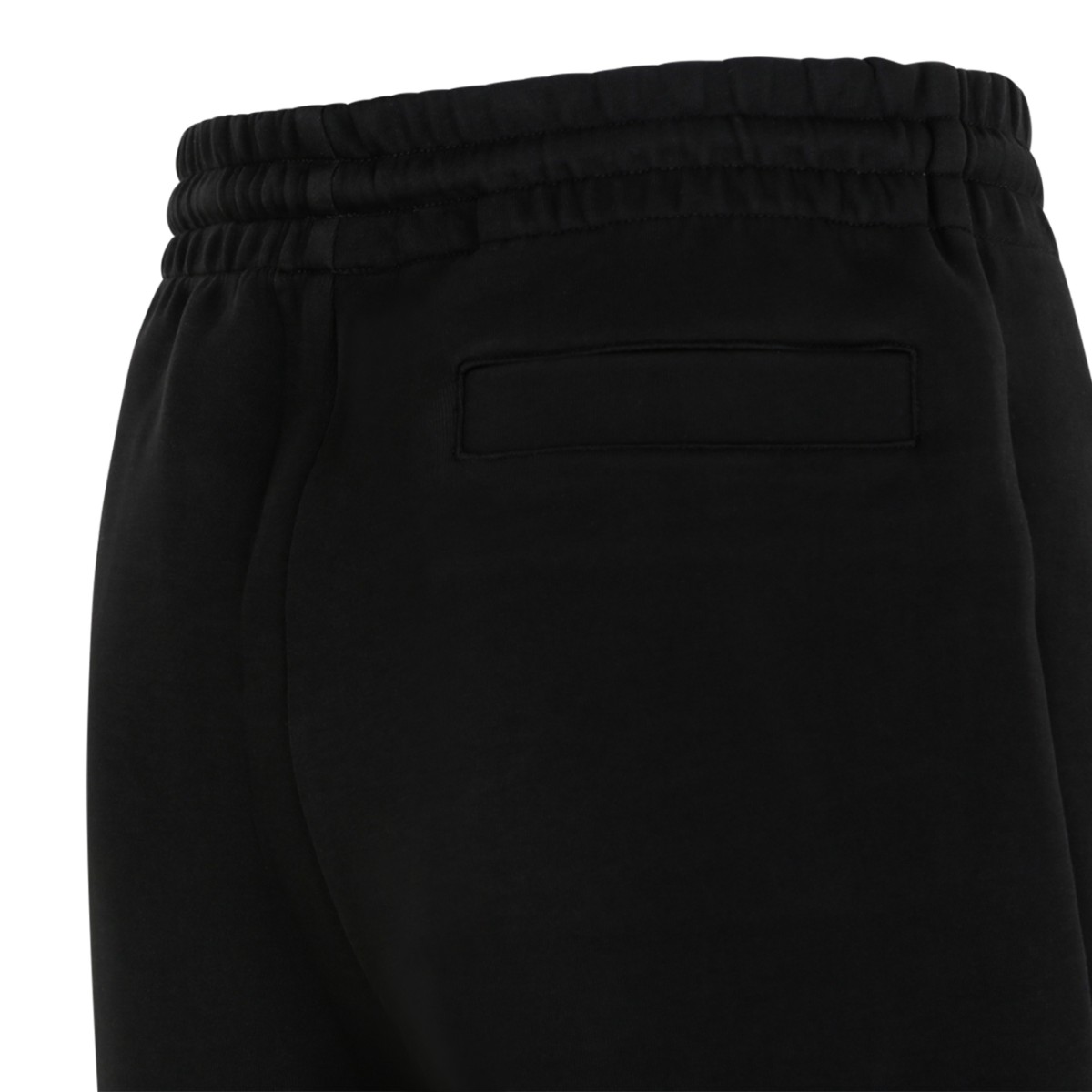 Mackage Black Cotton Drawstring Shorts.