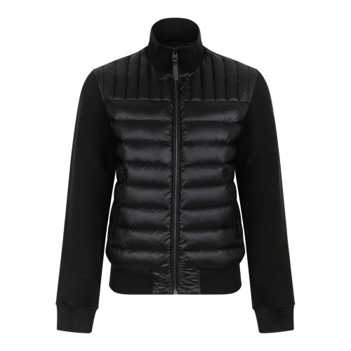 Mackage Black Hybrid Down Jacket.