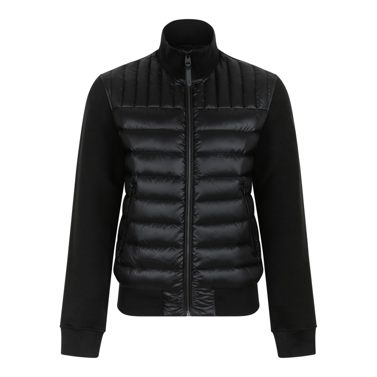 Mackage Black Hybrid Down Jacket.