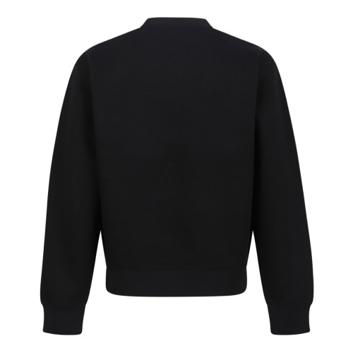 Mackage Black Cotton Crew Neck Sweatshirt. 2