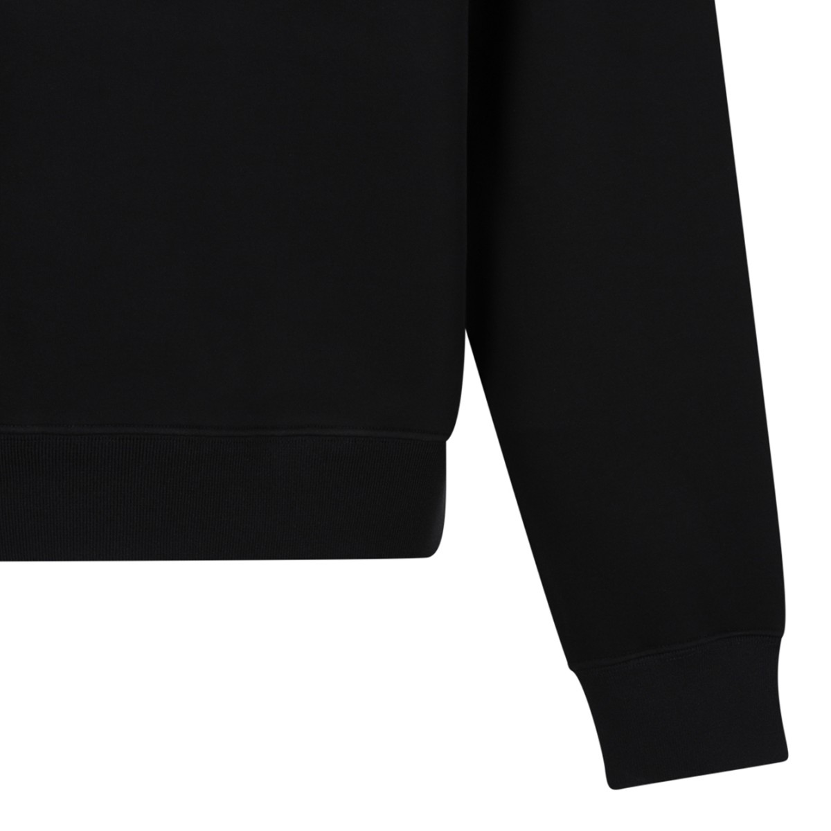 Mackage Black Cotton Crew Neck Sweatshirt.