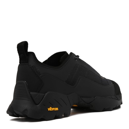 ROA Black Technical Slip-On Hiking Sneakers.