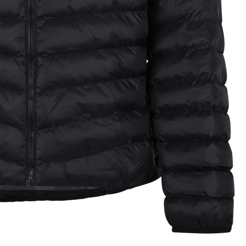 Rab Black Lightweight Quilted Hooded Jacket.