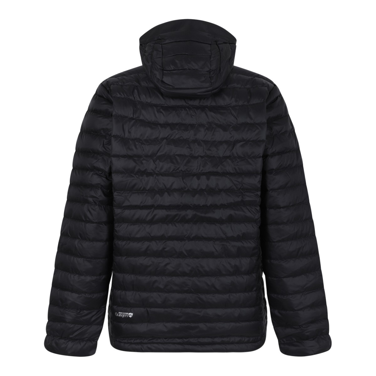 Rab Black Lightweight Down Hooded Jacket.