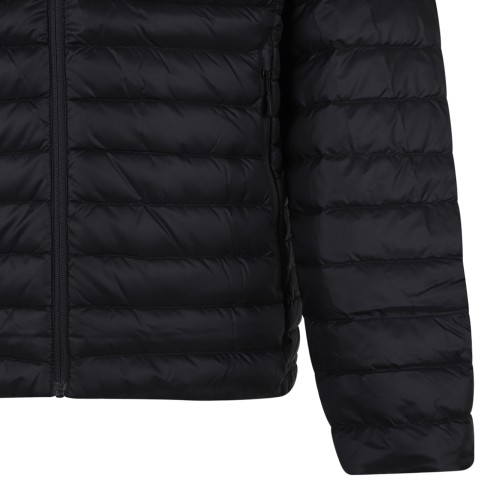 Rab Black Lightweight Down Hooded Jacket.