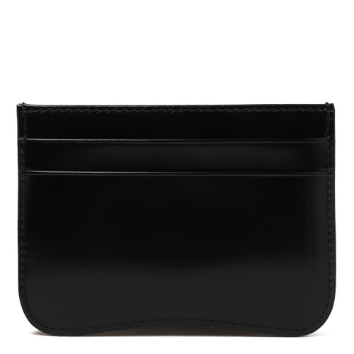 AMI Paris Black Ami de Cur Leather Card Holder.