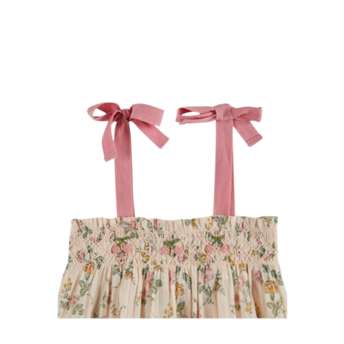 Top smocked embroidered rose bush 2