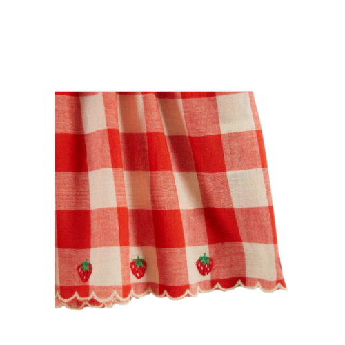 Top red gingham smocked 2