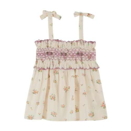 Top althea floral smocked