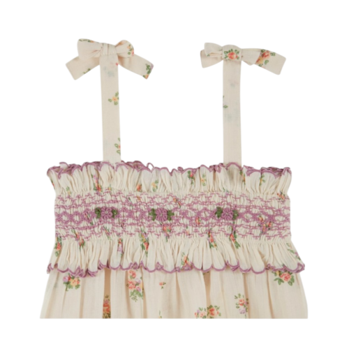 Top althea floral smocked 2