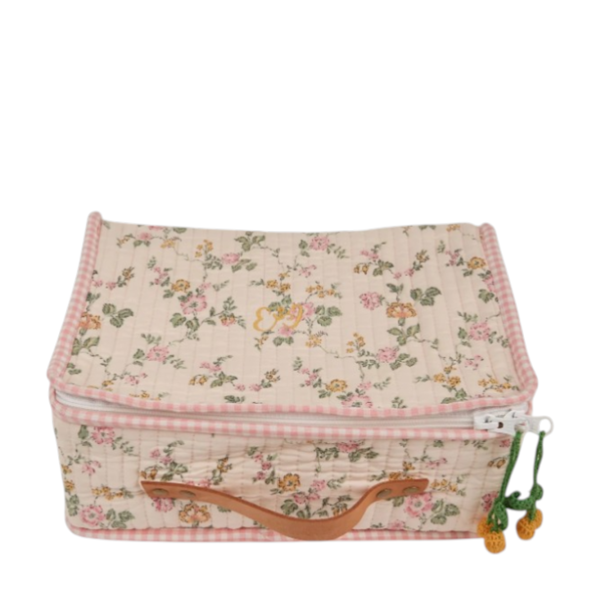 Small suitcase flowery rose