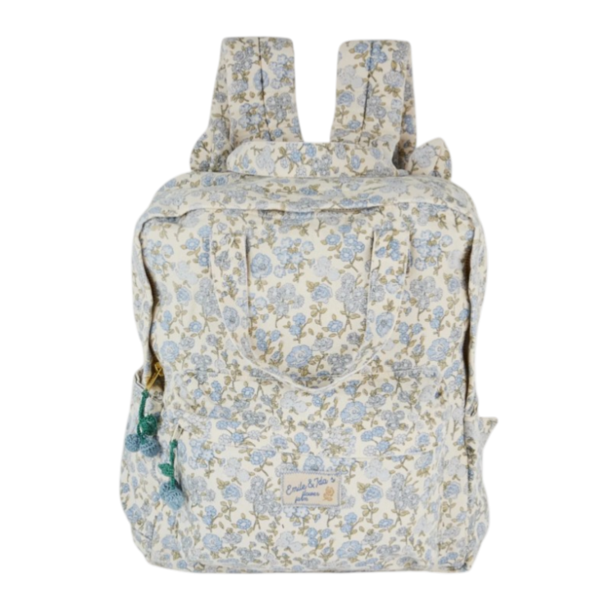 Backpack blue floral