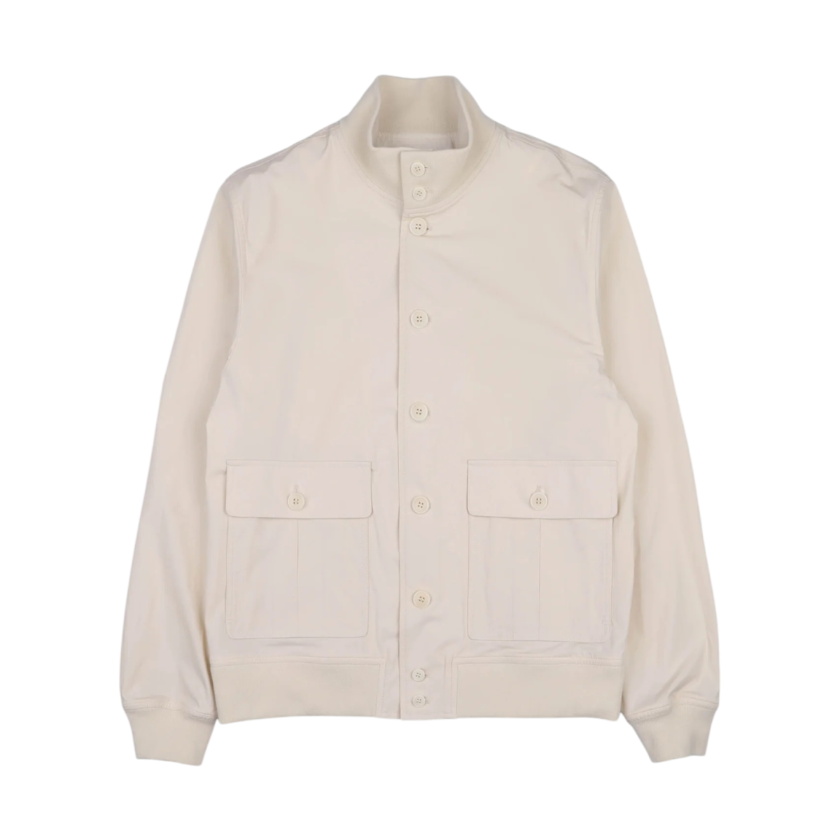 Jacket in stretch poplin unlined Champignon