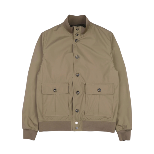 Pocket sized microfiber jacket Havana