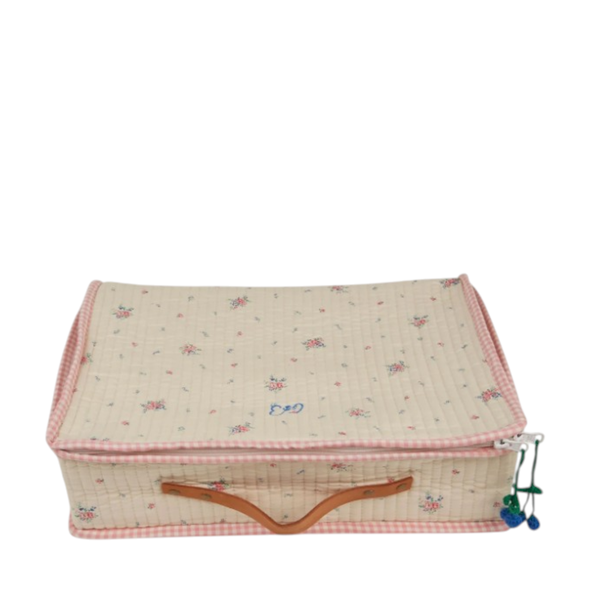 Suitcase Ecru floral