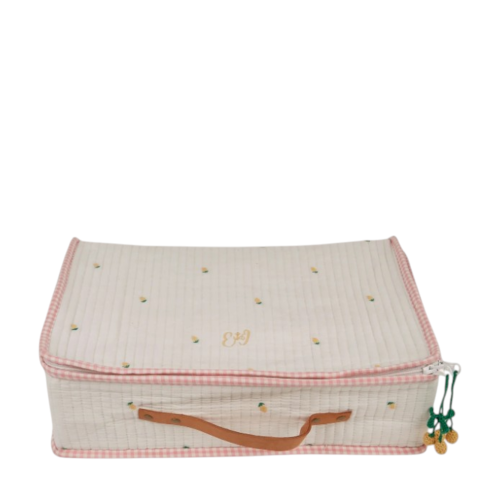 Suitcase lemon ecru