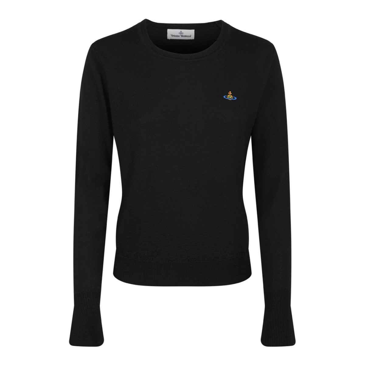Black Logo Embroidered Jumper