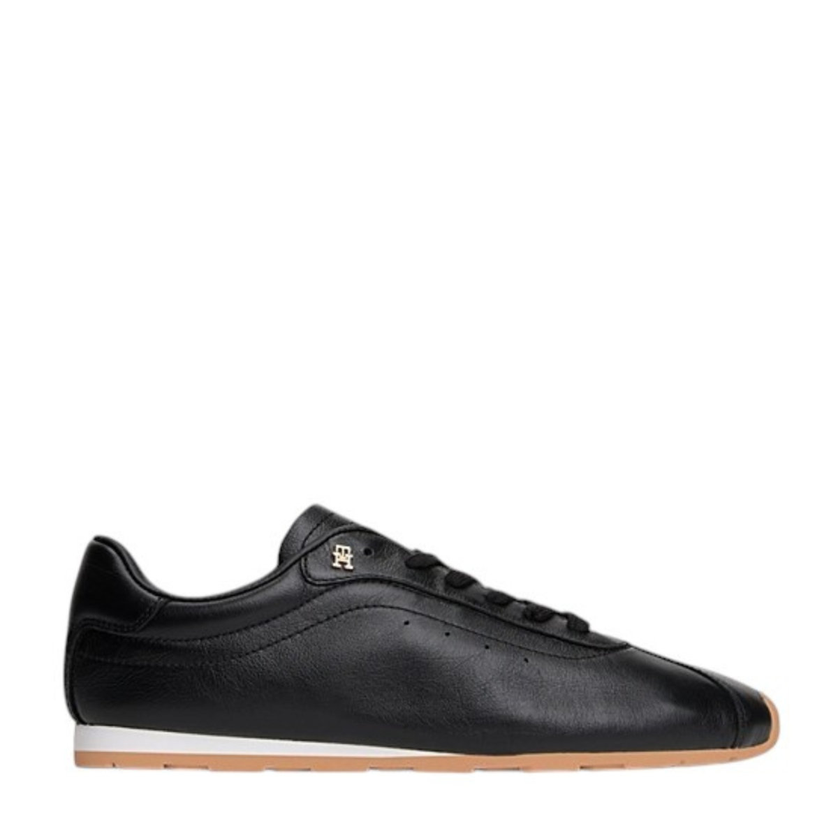 Black Low Profile Runner Sneakers