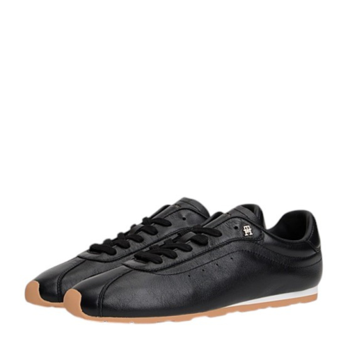 Black Low Profile Runner Sneakers 2