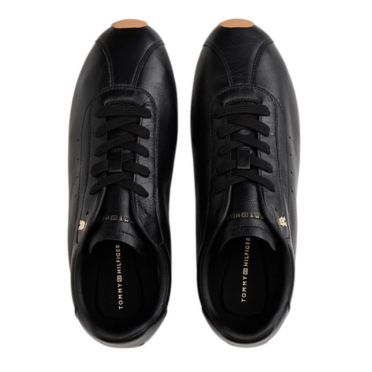 Black Low Profile Runner Sneakers